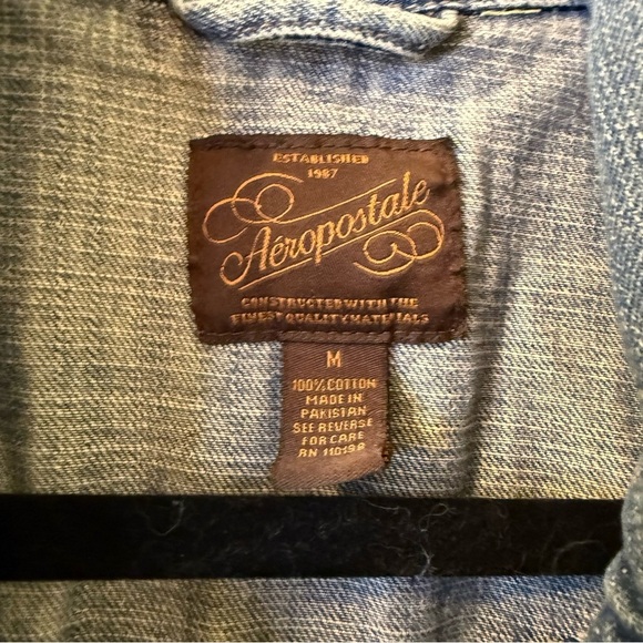 Aeropostale Blue Jean Distressed Jacket - Picture 2 of 7